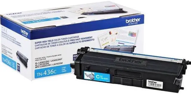 Alt view image 4 of 4 - BROTHER INTERNATIONAL CORPORAT TN436C SUPER HIGH YIELD CYAN TONER