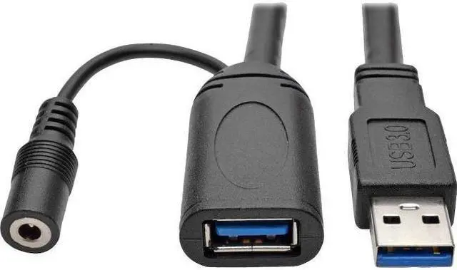 Alt view image 4 of 4 - Tripp Lite USB 3.0 SuperSpeed Active Extension Repeater Cable (USB-A M/F), 20M (65 ft.) (U330-20M)