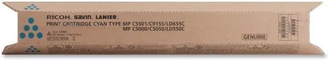 Alt view image 3 of 13 - Ricoh Type MPC5501 Toner Cartridge - Cyan