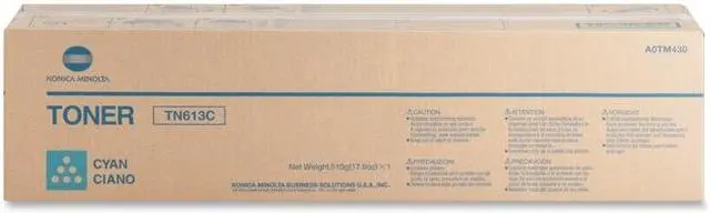 Alt view image 12 of 13 - Konica Minolta TN-613C Toner Cartridge - Cyan