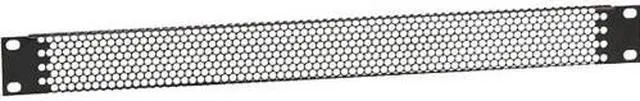 Main image of BLANKING PANEL - VENTED, IT RACKMOUNT, 19IN, 1U, BLACK, GSA, TAA, 45 DAY STANDAR