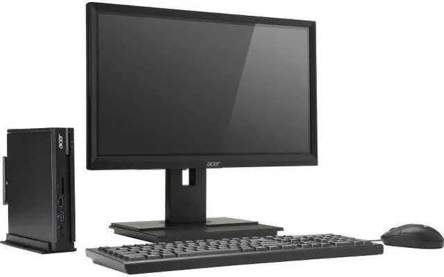 Alt view image 9 of 12 - Acer Desktop Computer Veriton N VN4640G-G4560TS Intel Pentium G4560T 4GB DDR4 Intel HD Graphics 610 Windows 10 Pro 64-Bit