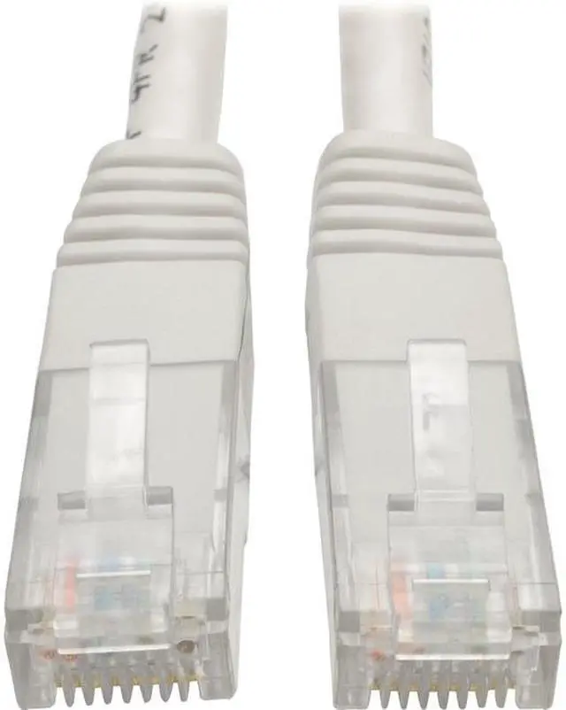 Alt view image 3 of 10 - Tripp Lite Premium N200-001-WH RJ-45 Patch Network Cable