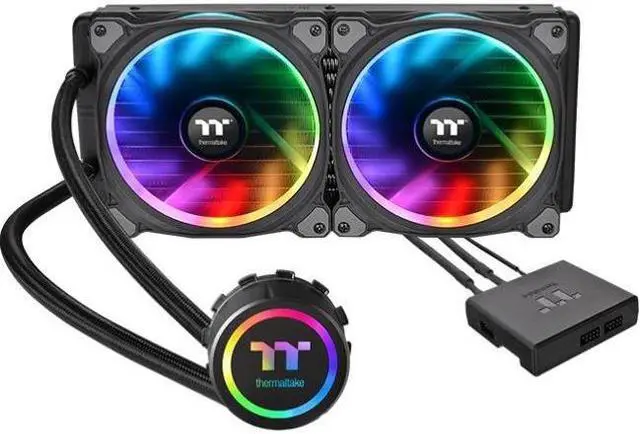 Alt view image 12 of 16 - Thermaltake Floe Riing RGB 280 TT Premium Edition CL-W167-PL14SW-A Water Cooler