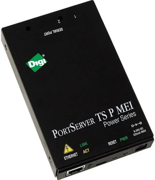 Alt view image 3 of 10 - DIGI INTERNATIONAL 70001992 DIGI PORTSERVER TS 2 P MEI, 2 PORT RS-232/422/485 POWERED SERIAL TO ETHERNET DEV