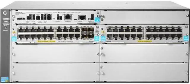 Alt view image 4 of 8 - HPE 5406R 44GT PoE+/4SFP+ (No PSU) v3 zl2 Switch