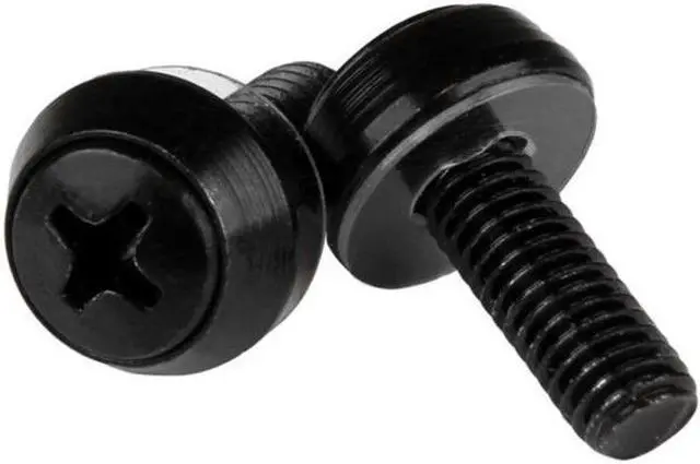 Main image of STARTECH.COM CABSCREWSM6B 50Pkg M6 x 12mm Mntng Screws