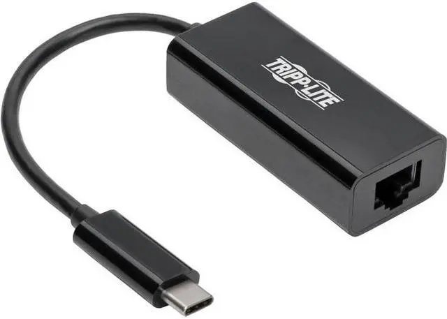 Alt view image 7 of 14 - Tripp Lite USB-C to Gigabit Network Adapter with Thunderbolt 3 Compatibility - Black