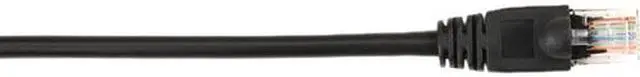 Alt view image 4 of 9 - Black Box CAT5e Value Line Patch Cable, Stranded, Black, 1-ft. (0.3-m)