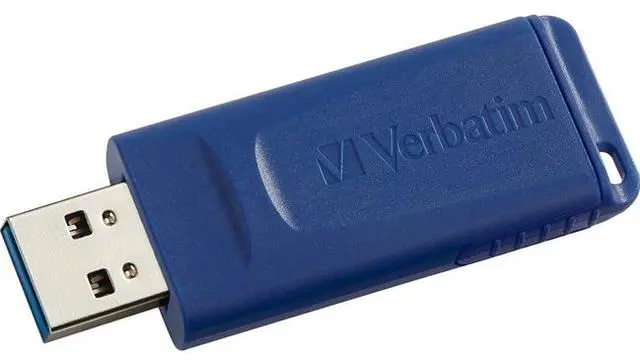 Alt view image 5 of 20 - Verbatim 128GB USB Flash Drive - Blue