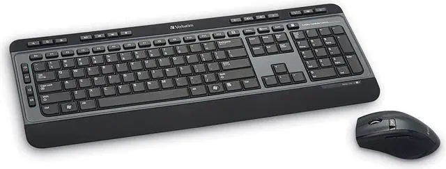 Alt view image 15 of 20 - Verbatim 99788 Wireless Keyboard & 6Button Mouse Combo Black Hot Keys