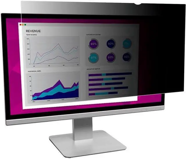 Alt view image 11 of 20 - 3M™ High Clarity Privacy Filter For 21.5" Widescreen Monitor