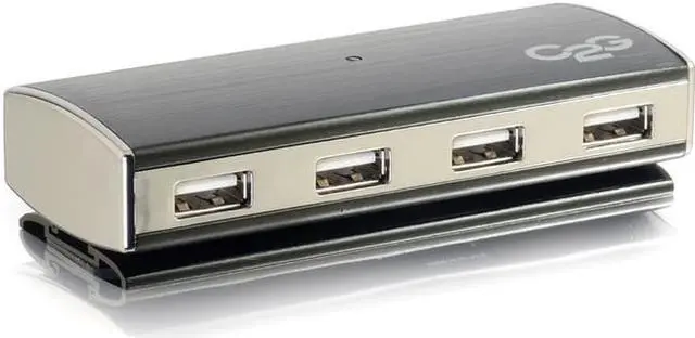 Alt view image 8 of 8 - C2G 29508 USB 2.0 Aluminum HUB 4-Port