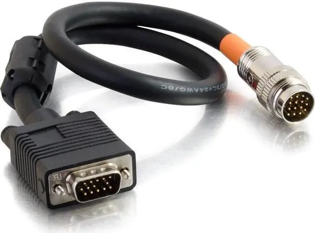 Alt view image 4 of 6 - C2G 60081 RapidRun VGA (HD15) Flying Lead, Black (1.5 Feet, 0.45 Meters)