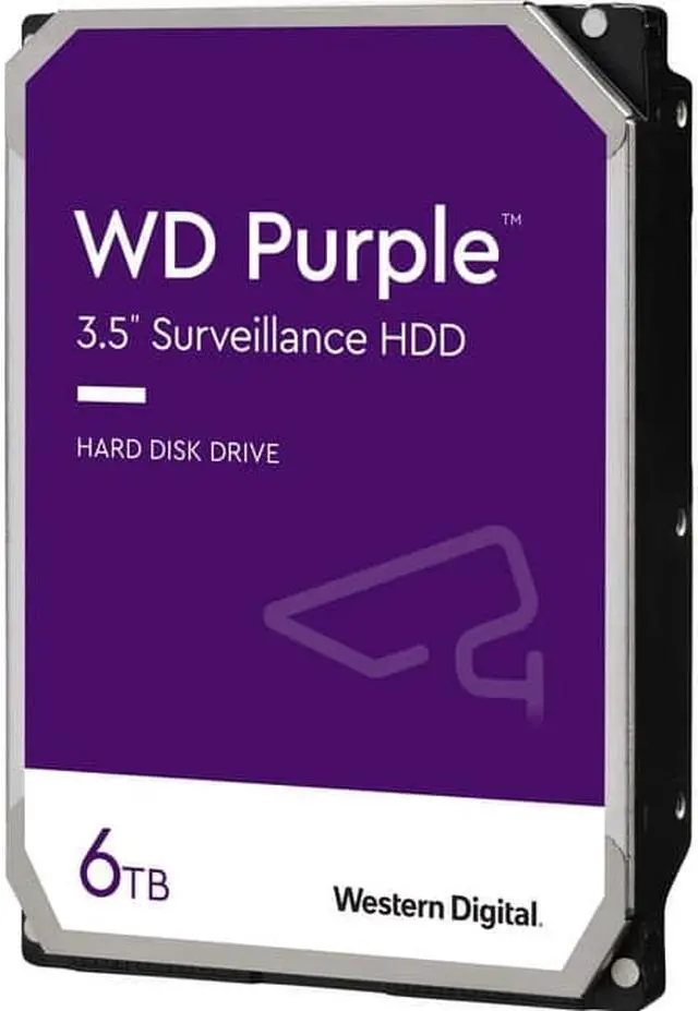 Alt view image 5 of 6 - WD Purple 6TB Surveillance Hard Drive - 5400rpm - 64 MB Buffer