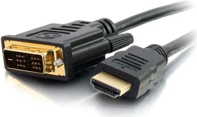 Alt view image 9 of 20 - Cables To Go C2G 42516 2 Meter HDMI to DVI Adapter Cable Cord