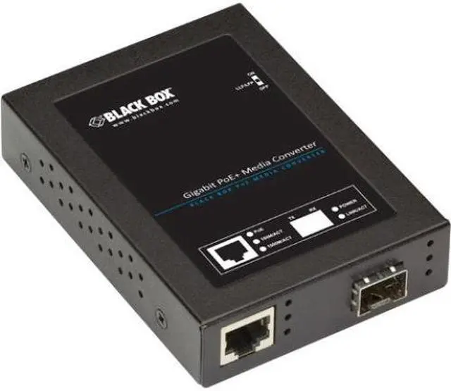 Alt view image 2 of 6 - BLACK BOX LPS535A-SFP GIGABIT POEPSE MEDIA CONVERTER