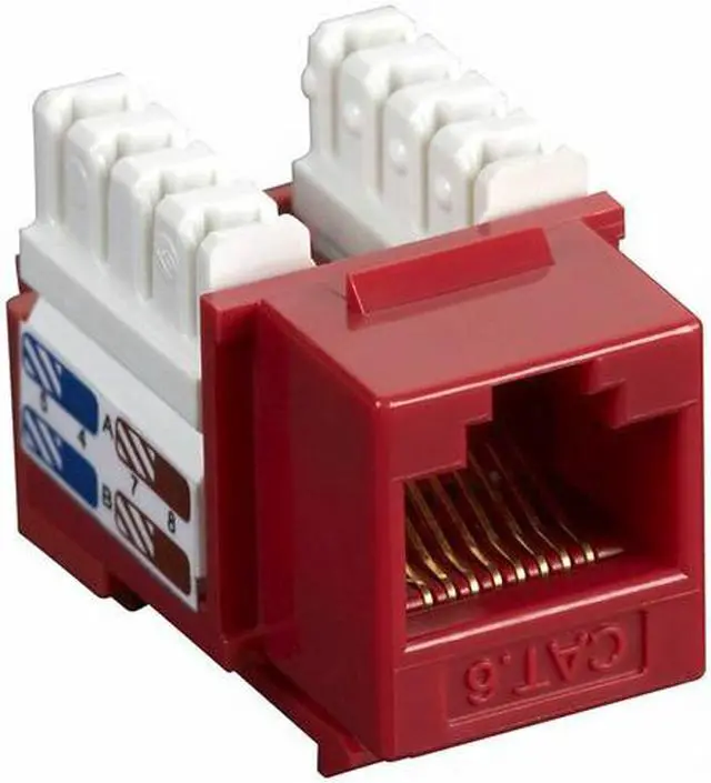 Alt view image 3 of 6 - Black Box AT6 Value Line Keystone Jack Red