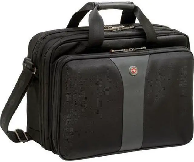 Alt view image 9 of 18 - Swissgear LEGACY 16" WA-7652-14F00 Double Gusset Computer case