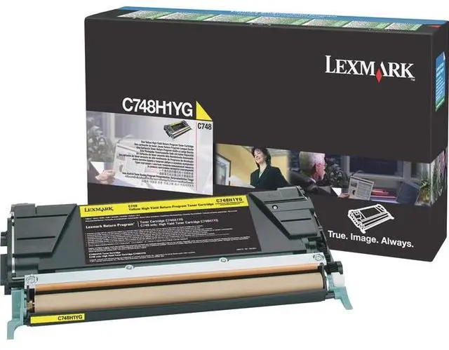 Alt view image 2 of 9 - C748 YELLOW HIGH YIELD RETURN PROGRAM TONER CARTRIDGE