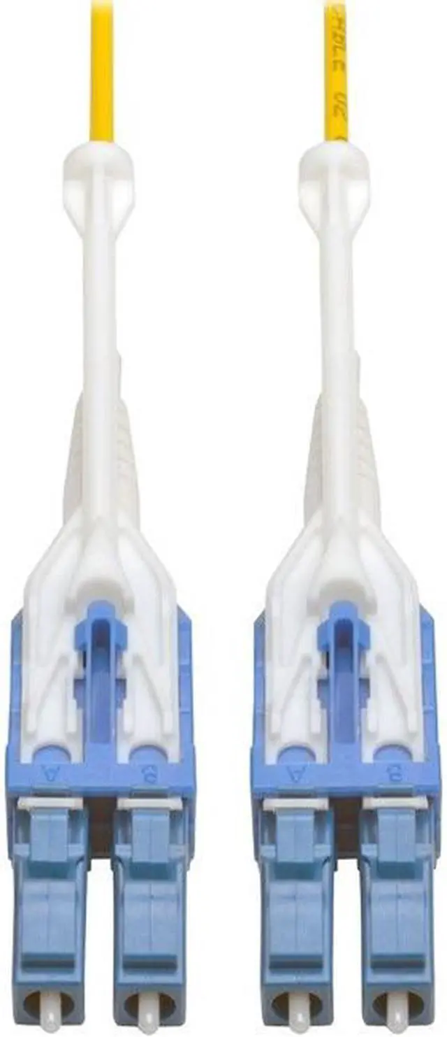 Main image of DUPLEX SINGLEMODE 8.3/125 FIBER PATCH CABLE (LC/LC), PUSH/PULL TABS, 2 M (6 FT.)