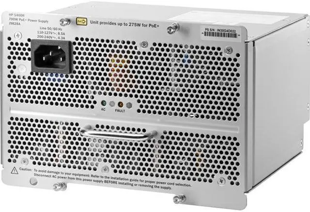 Alt view image 4 of 5 - HPE-Wlan J9828ANo.ABA 5400R 700W Poe Plus ZL2 Plug-in Power Supply