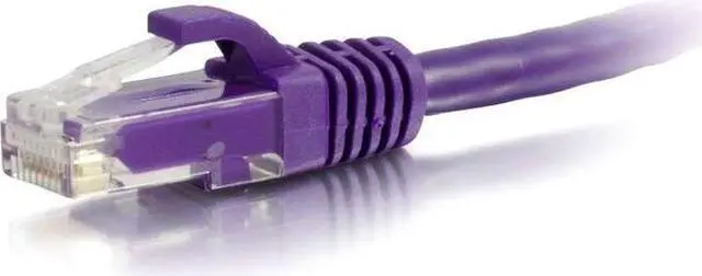 Alt view image 3 of 5 - C2G 04028 Cat6 Cable - Snagless Unshielded Ethernet Network Patch Cable, Purple (8 Feet, 2.43 Meters)
