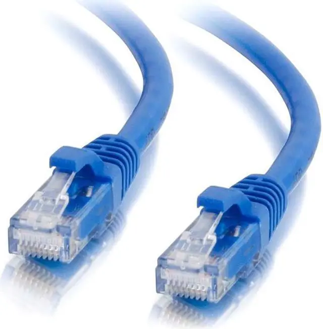 Alt view image 6 of 13 - C2G 00701 Cat6a Cable - Snagless Unshielded Ethernet Network Patch Cable, Blue (15 Feet, 4.57 Meters)