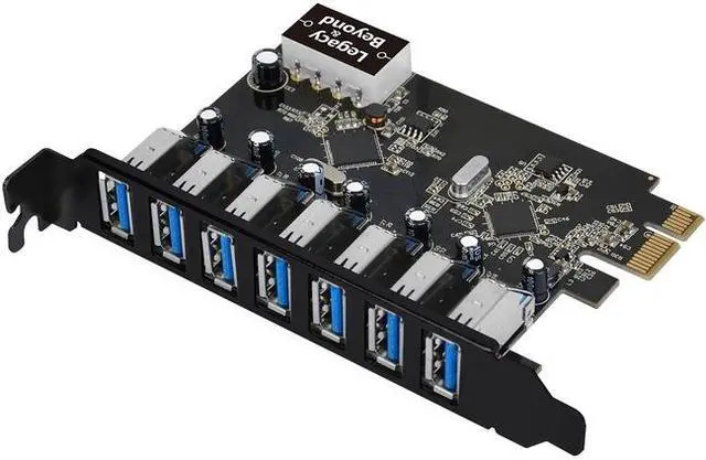 Alt view image 18 of 20 - SIIG LB-US0514-S1 Usb 3.0 7-Port Ext Pcie Host Adapter - Usb Adapter - Pcie 2.0 - Usb 3.0 X 7