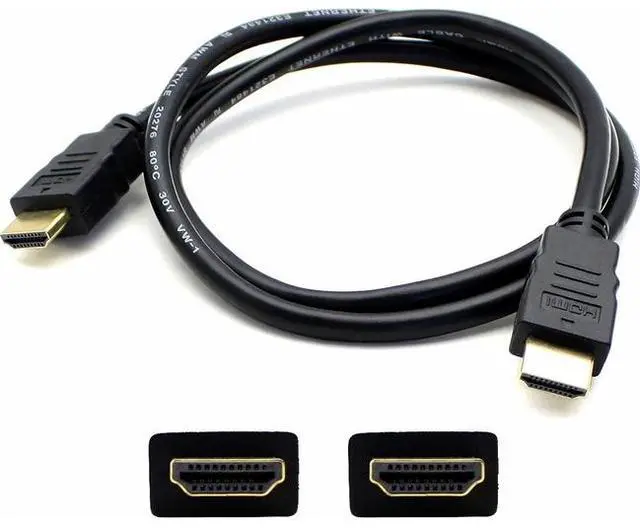 Alt view image 6 of 7 - 5Pk 10Ft Hdmi 1.3 Male To Hdmi 1.3 Male Black Cables For Resolution Up To 2560X1600 (Wqxga)