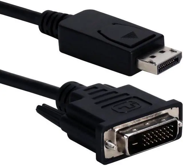 Alt view image 2 of 6 - QVS 6ft. DisplayPort - DVI m/m