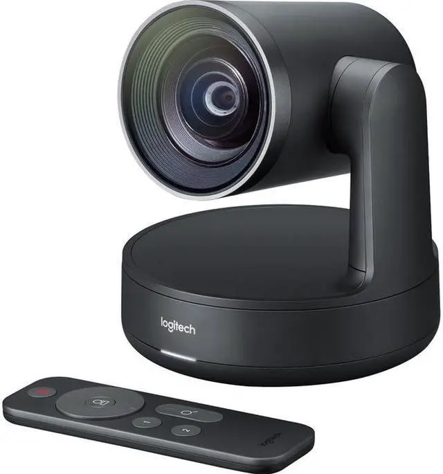 Alt view image 10 of 20 - Logitech Video Conferencing Camera - 13 Megapixel - 60 Fps - Matte Black Slate Gray - Usb 3.0