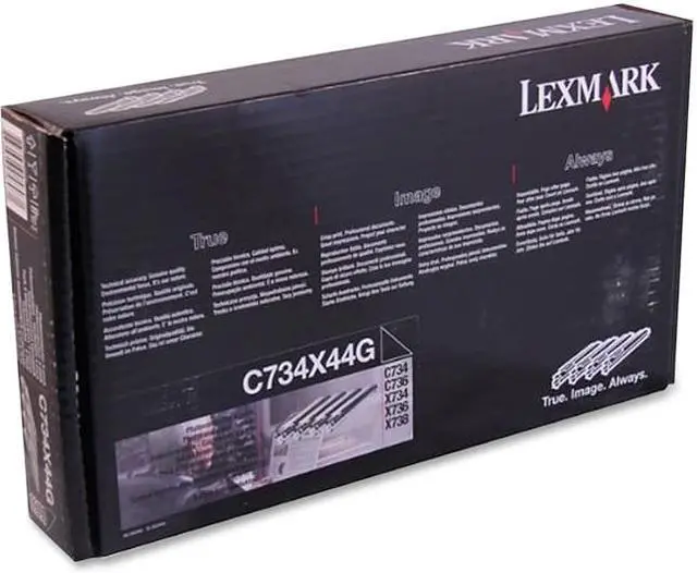 Alt view image 2 of 8 - Lexmark Photoconductor Unit 20K Yield f/C734/736/X734/736/738 Black C734X44G