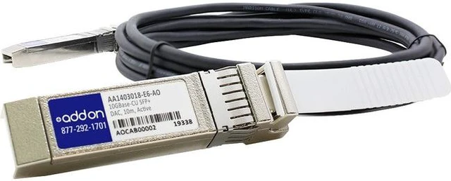 Alt view image 2 of 3 - AddOn 10m Avaya Compatible SFP+ DAC - Direct attach cable - SFP+ to SFP+ - (it may take up to 15 days to be received)