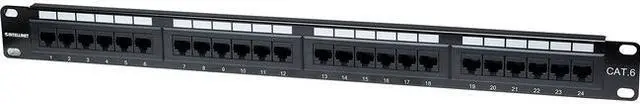 Alt view image 2 of 4 - INTELLINET CAT6 PATCH PANEL 24-PORT, UTP, 1U