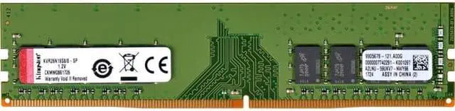 Alt view image 14 of 20 - Kingston ValueRAM - DDR4 - 8 GB - DIMM 288-pin - 2666 MHz / PC4-21300 - CL19 - 1.2 V - unbuffered - non-ECC