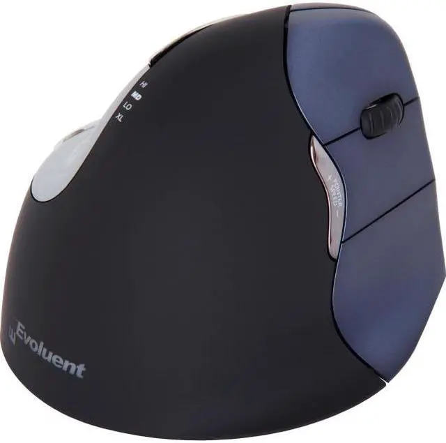 Alt view image 6 of 20 - Evoluent - VM4RW - Evoluent Verticalmouse Right Handed Wireless - Optical - Wireless - Radio Frequency - 2.40 GHz - USB