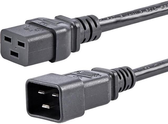 Alt view image 3 of 4 - StarTech.com PXTC19C20146 6 ft. Computer power cord - C19 to C20, 14 AWG