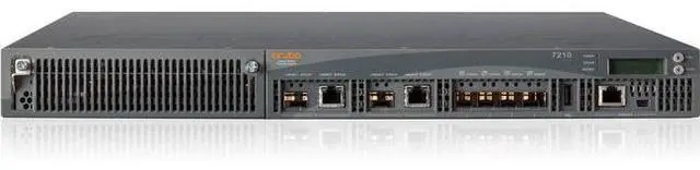 Alt view image 3 of 3 - HP JW744A Aruba 7210 4x 10Gb SFP+ Dual Purpose Mobility Controller No Fan No RMK