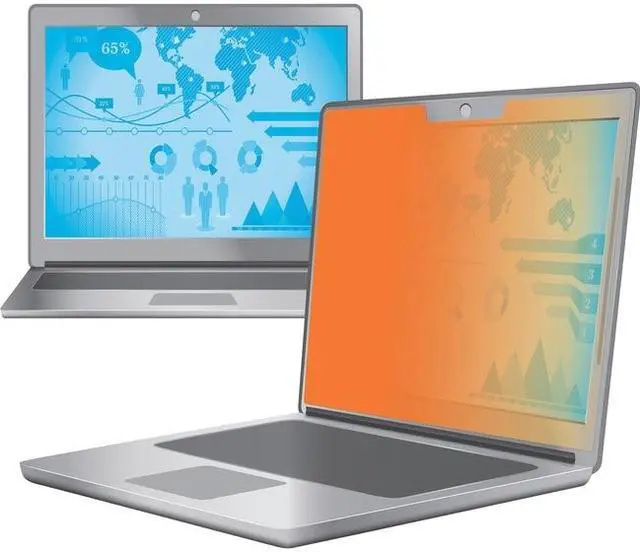 Alt view image 11 of 20 - 3M Frameless Gold Privacy Filter for 15.4" Widescreen Touch MacBook Pro 16:10