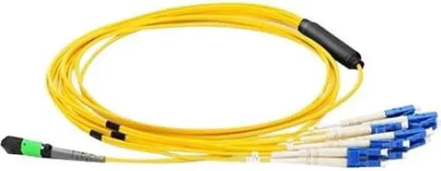 Main image of AXIOM MPO FEMALE TO 4 LC SINGLEMODE 9/125 FIBER OPTIC BREAKOUT CABLE - 8M