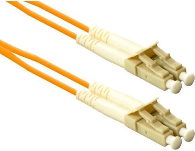 1 Meter Multimode Duplex Fiber Optic Cable (62.5/125) - LC to LC - Orange