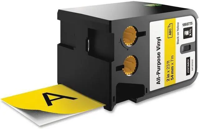 Alt view image 4 of 12 - 54 MM ALL-PURPOSE VINYL, BLACK ON YELLOW