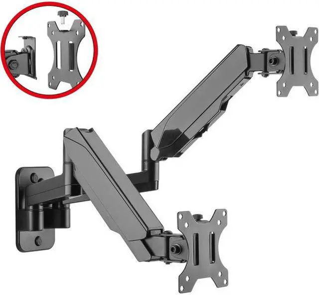 Alt view image 3 of 13 - Siig Mounting Arm For Monitor - Black