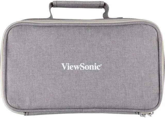 Alt view image 2 of 18 - ViewSonic PJ-CASE-010 Zipped Soft Padded Carrying Case for M1 Projector Gray