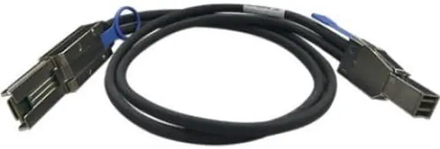 Alt view image 5 of 13 - QNAP 3.28 ft Connector on Mini-SAS First End: 1 x SFF-8644 Mini-SAS Second End: 1 x SFF-8088 Mini-SAS - Black