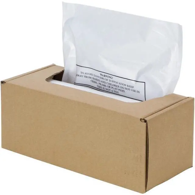 Alt view image 6 of 10 - Fellowes AutoMax Shredder Waste Bags 16-20 gal 50/CT 3608401