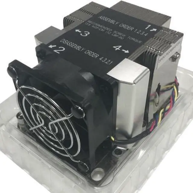 Alt view image 5 of 10 - Supermicro 2U Active CPU Heat Sink Socket LGA3647-0 (SNK-P0068APS4)