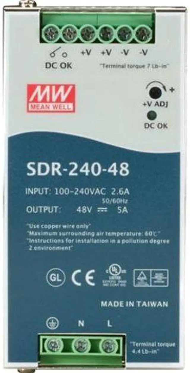 Main image of DIN RAIL INDUSTRIAL PWR SUPPLY