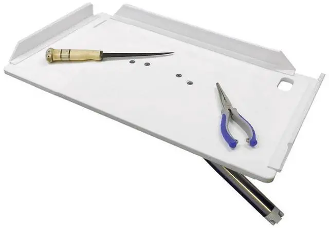 Alt view image 7 of 7 - TACO METALS TACO 20" POLY FILET TABLE W/ ADJUSTABLE GUNNEL MOUNT  P01-2120W